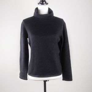 Talbots Black Turtleneck Sweater Sz M